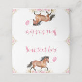 De Placement Horloge Anniversaire Carte Place (Extérieur déplié)