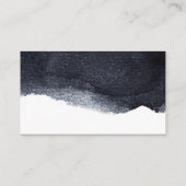 De Placement Indigo aquarelle moderne simple mariage carte plac (Dos)