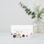 De Placement Joli Bouquet Mariage floral N° carte (Debout devant)