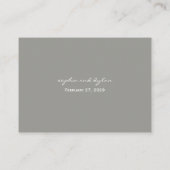 De Placement Lime Cherry Blossoms Inséparable Mariage Carte Pla (Dos)