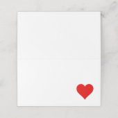 De Placement Love - Carte Heart Place (Extérieur déplié)