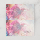 De Placement Luxe Dramatique Rose Purples Extravagante Carte Pl (Extérieur déplié)