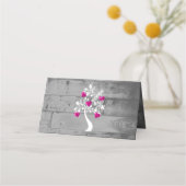 De Placement Magenta Tree of Hearts Réception Carte du lieu (Dos)