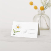 De Placement marguerite aquarelle mariage carte place (Devant)
