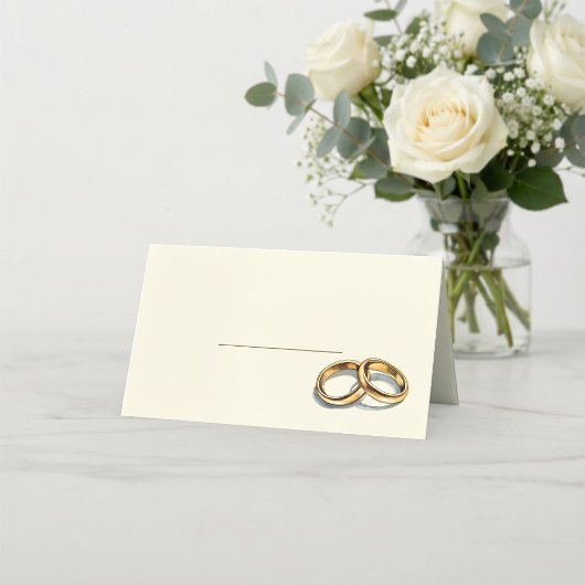 De Placement Mariage d'or porte nom carte place