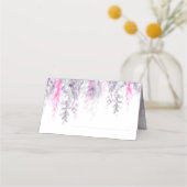 De Placement Mariage indigo rose cascade cascade carte place (Dos)