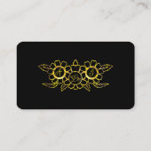 De Placement Mariage noir & or Tableau Numéro carte place (Dos)