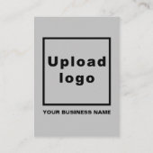 De Placement Marque d'affaires sur la carte Gray Flat Place (Dos)