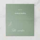 De Placement Moderne Mariage Vert Sauge (Buitenkant ongevouwen)