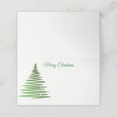 De Placement Nom Carte Place-Christmas Tree Carte Place (Extérieur déplié)