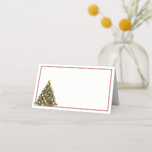 De Placement Nom Carte Place-Christmas Tree Carte Place