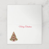 De Placement Nom Carte Place-Christmas Tree Carte Place (Extérieur déplié)