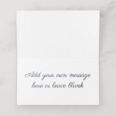 De Placement Nom plié Carte Place - Papillons floraux 2 (Intérieur déplié)