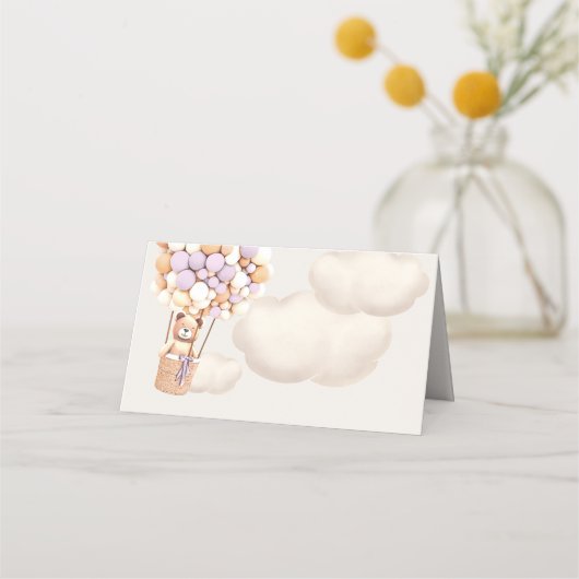De Placement On Peut Attendre ! Carte baby shower (Dos)