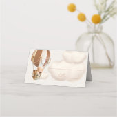 De Placement On Peut Attendre ! Carte baby shower (Dos)