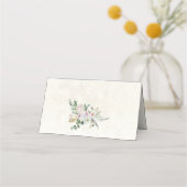 De Placement Pastel Boho Neutral Floral Mariage Carte Place (Dos)