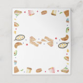 De Placement Petit déjeuner Brunch Nourriture Tente Carte Place (Extérieur déplié)