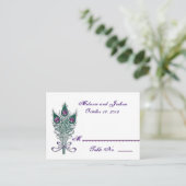De Placement Pierres Peacock Table Place Carte Mariage (Debout devant)