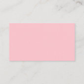 De Placement Pink, Grey Floral, Chevron Stripes Carte Place (Dos)