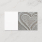 De Placement Plage Sand Heart Table Carte Place (Dos)