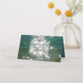 De Placement Plage Sea Water Sparkings Mariage Carte Place (Dos)