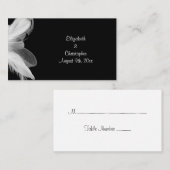 De Placement Plumes blanches Carte Place 2 (Devant / Derrière)