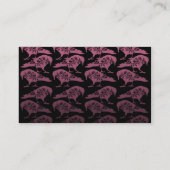 De Placement Purple Corbeau gothique Mariage Carte Place (Dos)