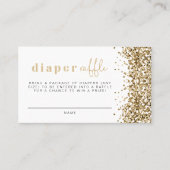 De Placement REGINA Yellow Gold Sequins Diaper Carte Raffin (Devant)