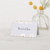 De Placement Retro Purple Light Daisy Anniversaire Carte Place (Devant)