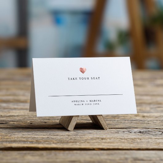 De Placement Rose  moderne Gold Mariage Table Carte Place