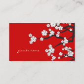 De Placement Sakura Cherry Blossoms Carte Mariage asiatique (Dos)