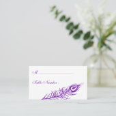 De Placement Secouer votre carte Place Feathers (violet) (Debout devant)