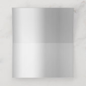 De Placement Silver or éclaboussures noms mariage carte place (Intérieur déplié)