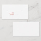 De Placement Simple moderne Fairytale Mariage Plaqué Carte Plac (Devant / Derrière)