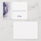 De Placement Soft Lavender Rose Carte Place - Mariage (Devant / Derrière)