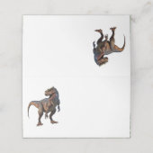 De Placement T Rex Dinosaur Plaqué Carte Place (Extérieur déplié)