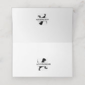 De Placement T Rex Dinosaur Plaqué Carte Place (Intérieur déplié)