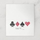 De Placement Vegas Red Faux Parties scintillant Carte Place ave (Extérieur déplié)