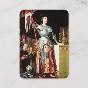 De Placement Vintage Religieux Saint Jeanne d'Arc Prière Carte