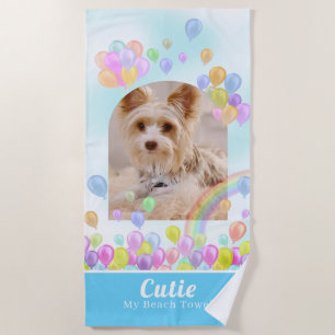 De Plage Animal Animal Animaux Balloon Beach Serviette