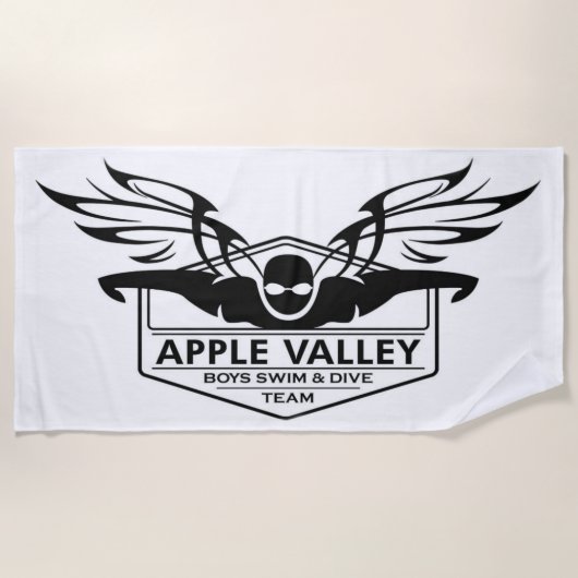 De Plage AVHS Swim Dive Logo Serviette (Devant)