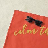 De Plage Calme Le Serviette Mind Beach (En situation)