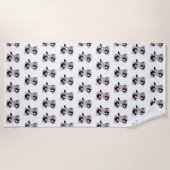 De Plage Cute Cats Beach Serviette (Devant)