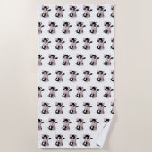 De Plage Cute Cats Beach Serviette (Devant)