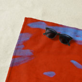De Plage Dans Le Serviette Du Volcano Beach (En situation)