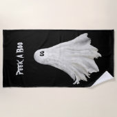 De Plage Drôle Fantôme D'Halloween Dessin Passé Serviette D (Devant)