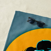 De Plage Femme Golfer Design Cotton Beach Serviette (En situation)