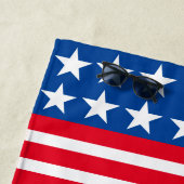 De Plage GOLFER Party aux Etats-Unis Drapeau serviette (En situation)