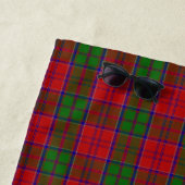 De Plage Grant Clan Tartan Plaid Beach Serviette (En situation)