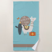 De Plage Je suis Alpaca'd et prépare pour aller serviette (Devant)